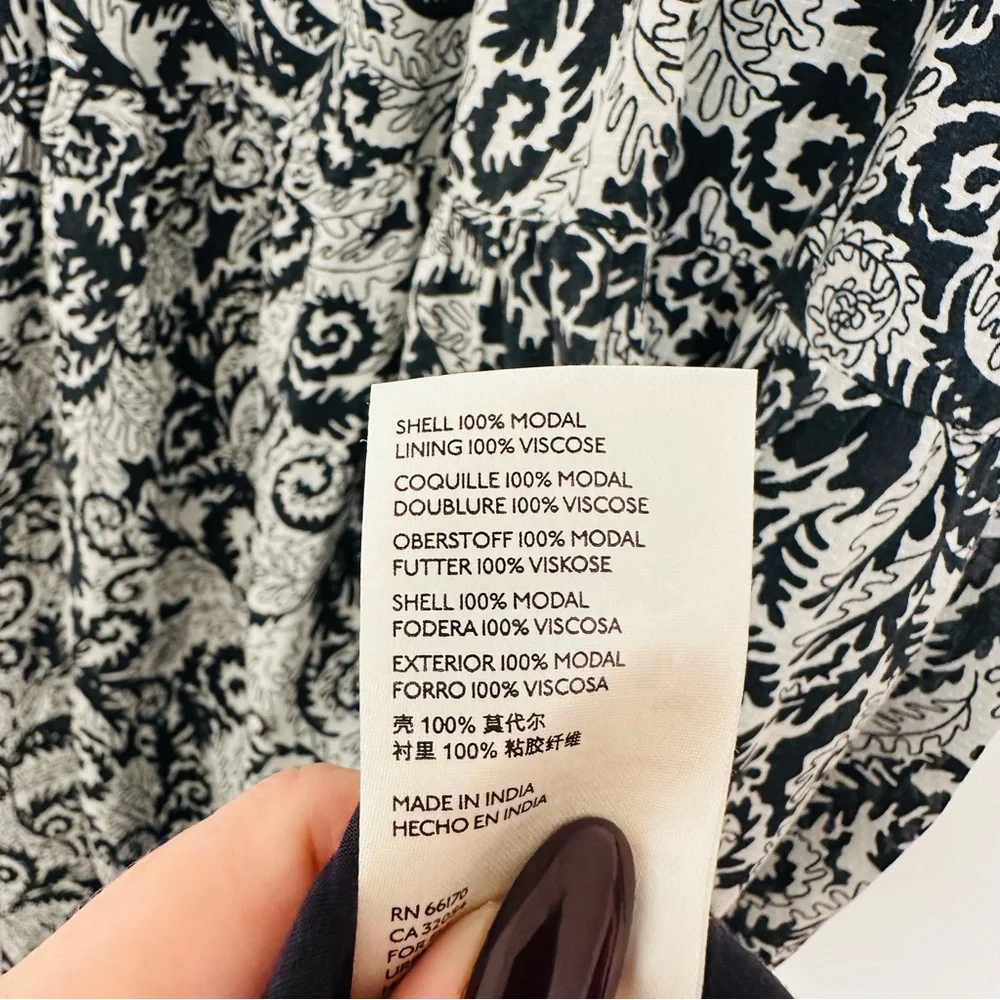 Maeve by Anthropologie Marya Tiered Boho Floral Paisley Lightweight Maxi Dress